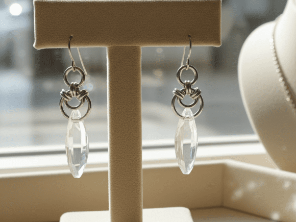 AURORA’S CRYSTAL SHARD EARRINGS AS SEEN ON THE ORIGINALS