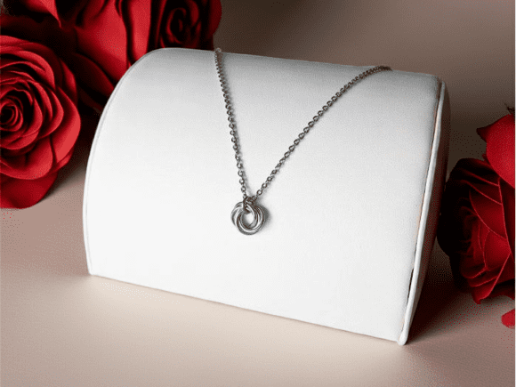 Love Knot Stainless Steel Necklace