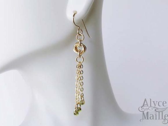 Seline’s Forever Gold Tassel Earrings as seen on The Vampire Diaries