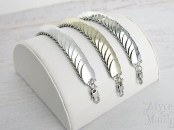 dragon tail scalemaille bracelet