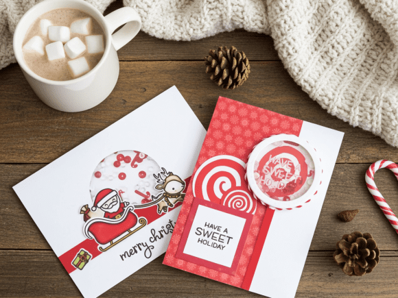 Christmas Shaker Card Set