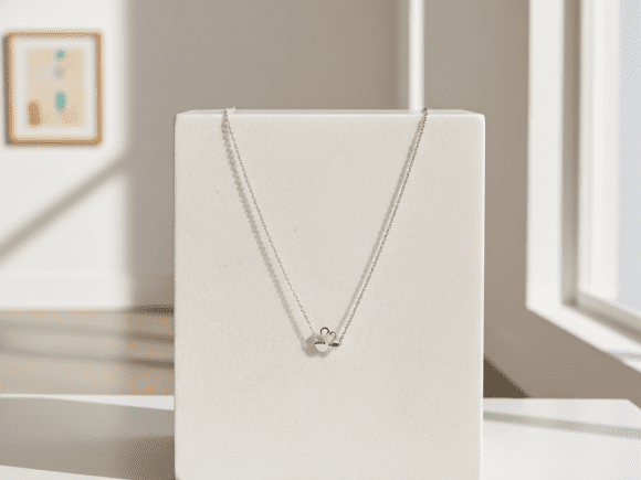 Stainless Steel Swan Necklace